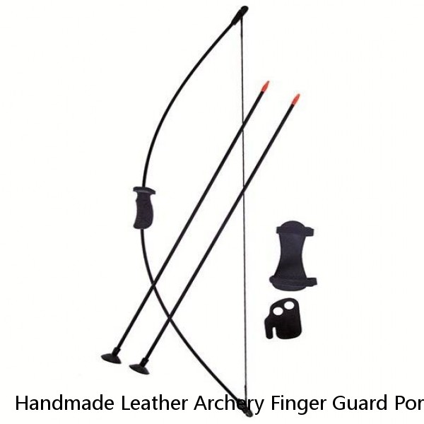 Handmade Leather Archery Finger Guard Portable Archery Finger Protector Durable Archery Finger Tab