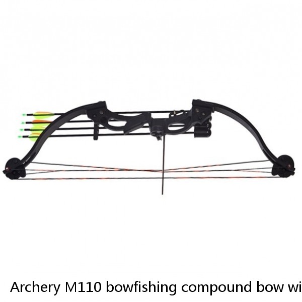 Archery M110 bowfishing compound bow with fishing kits reel set for outdoors adventure