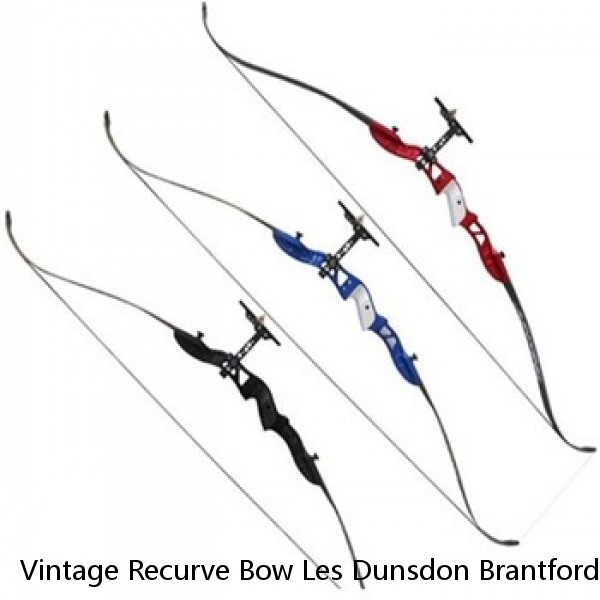 Vintage Recurve Bow Les Dunsdon Brantford Ontario Fiberglass Bow dq