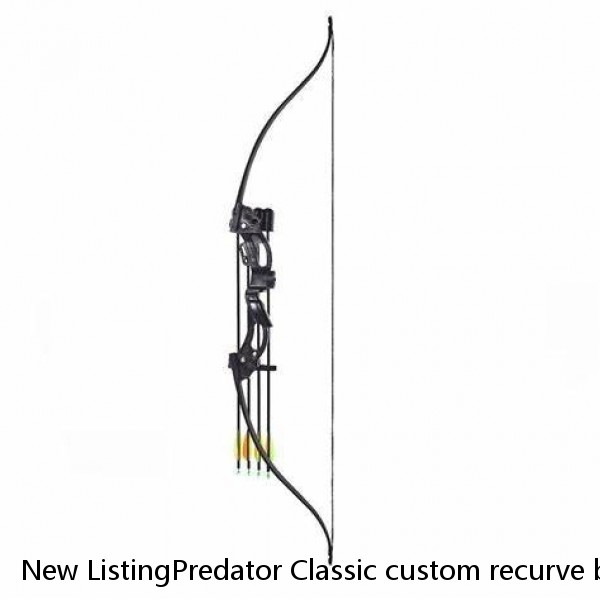 New ListingPredator Classic custom recurve bow RH 62"
