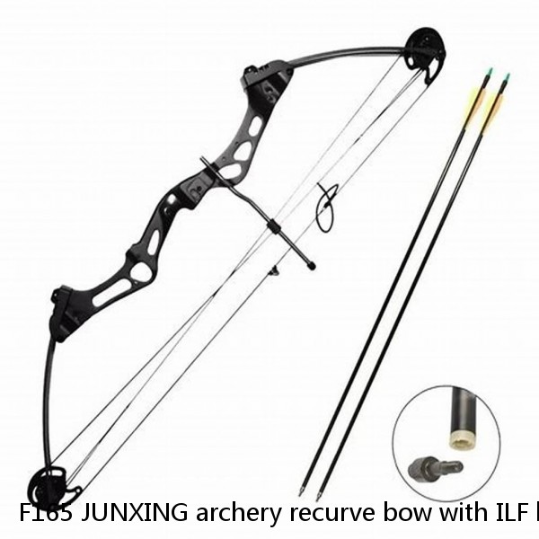 F165 JUNXING archery recurve bow with ILF limbs new design for competition sports hunting and shooting