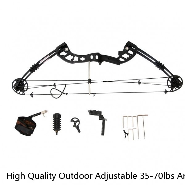High Quality Outdoor Adjustable 35-70lbs Archery Equipment Kit Compound Bow and Arrow Set