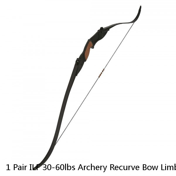 1 Pair ILF 30-60lbs Archery Recurve Bow Limbs 64'' Takedown Target Shooting F166