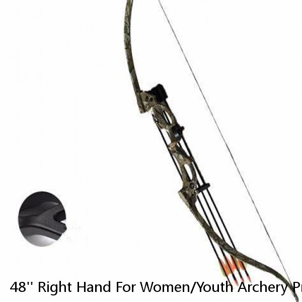 48'' Right Hand For Women/Youth Archery Practice Recurve Bow 20lbs Draw Weight 