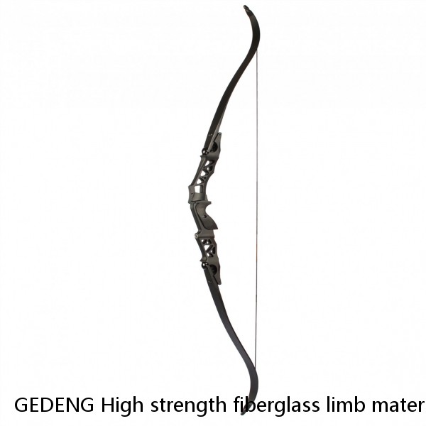 GEDENG High strength fiberglass limb material multi-color recurve takedown bow for sale